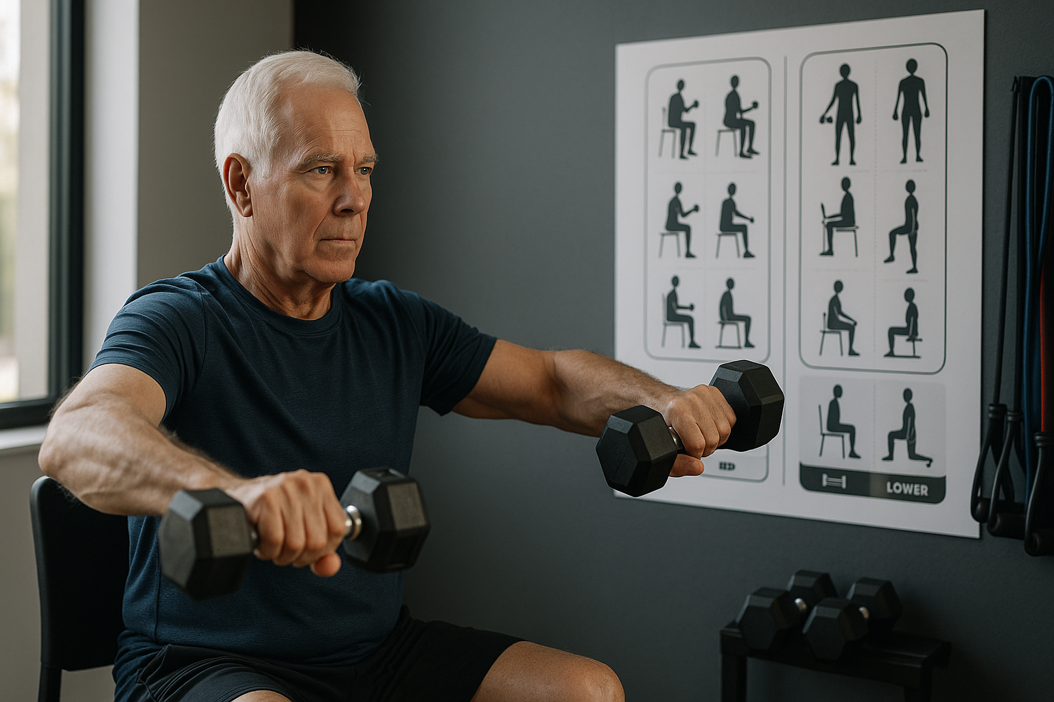 Strength Training for Seniors: 20-Minute Beginner Routine (2–3x/Week, Safe