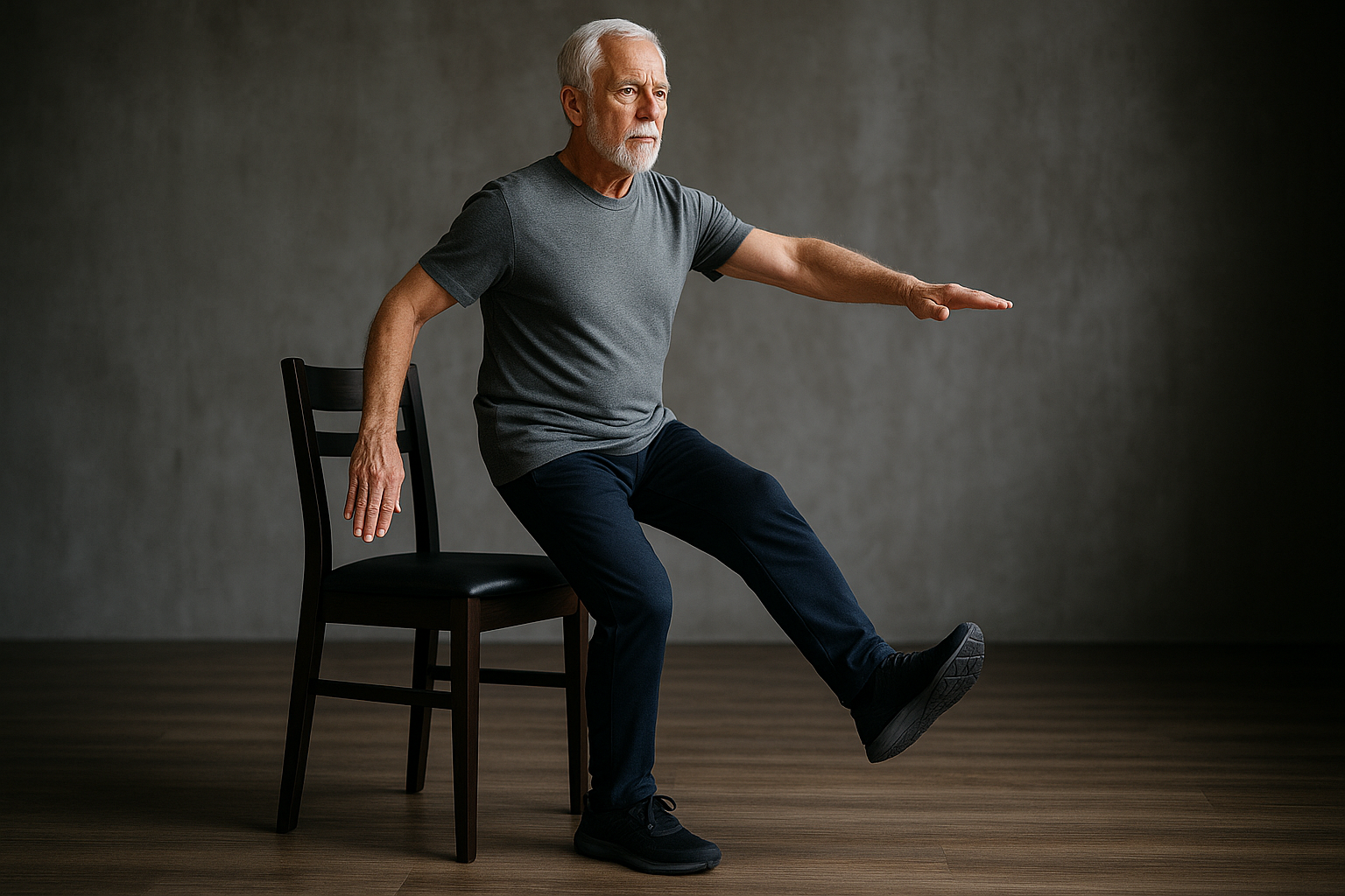 Exercise for Balance for Elderly: 10–15 Min Chair-Supported Levels 1–3 to P
