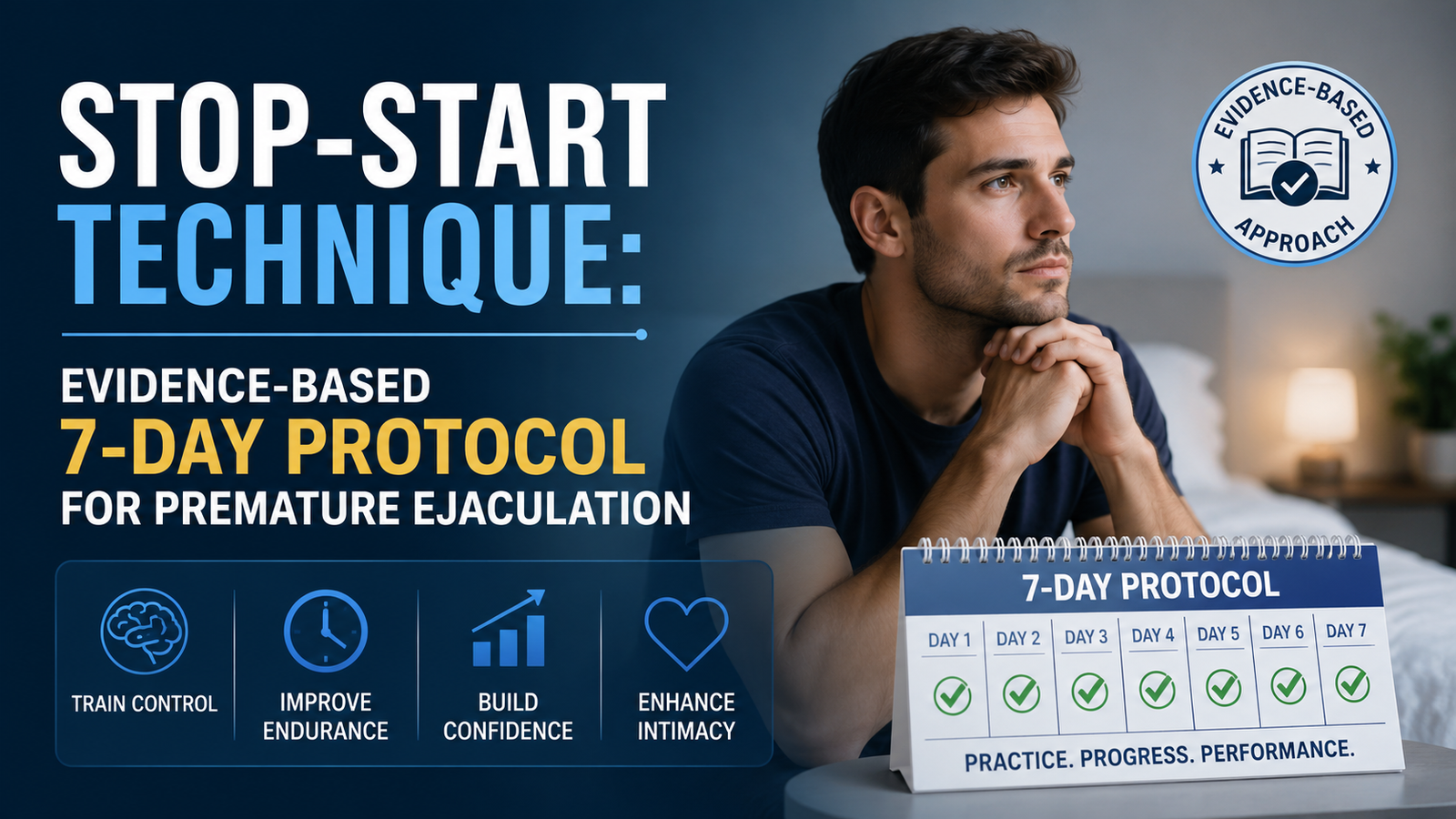 Stop-Start Technique: Evidence-Based 7-Day Protocol for Premature Ejaculation
